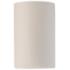 Ambiance 12 1/2"H Matte White Closed ADA Outdoor Wall Sconce
