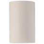 Ambiance 12 1/2"H Matte White Cylinder Closed Outdoor Sconce