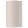 Ambiance 12 1/2"H Matte White Cylinder Outdoor Wall Sconce