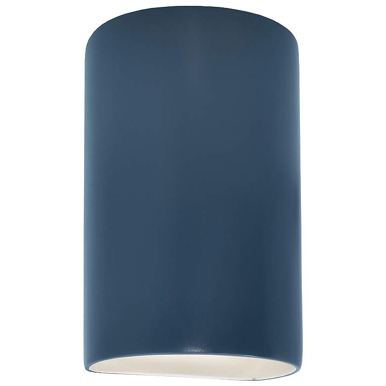 Image 1 Ambiance 12 1/2 inchH Midnight Cylinder LED ADA Outdoor Sconce