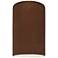 Ambiance 12 1/2"H Real Rust Closed ADA Outdoor Wall Sconce