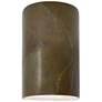 Ambiance 12 1/2"H Red Slate Cylinder Closed LED ADA Sconce