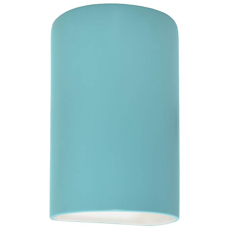 Image 1 Ambiance 12 1/2 inchH Reflecting Pool Cylinder Closed LED Sconce