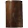 Ambiance 12 1/2"H Tierra Red Slate Cylinder LED Wall Sconce