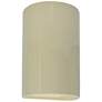Ambiance 12 1/2"H Vanilla Cylinder Closed Outdoor Sconce