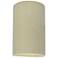 Ambiance 12 1/2"H Vanilla Gloss Cylinder Outdoor Wall Sconce