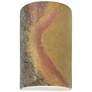 Ambiance 12 1/2"H Yellow Slate Cylinder ADA Outdoor Sconce