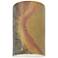 Ambiance 12 1/2"H Yellow Slate Cylinder Outdoor Wall Sconce