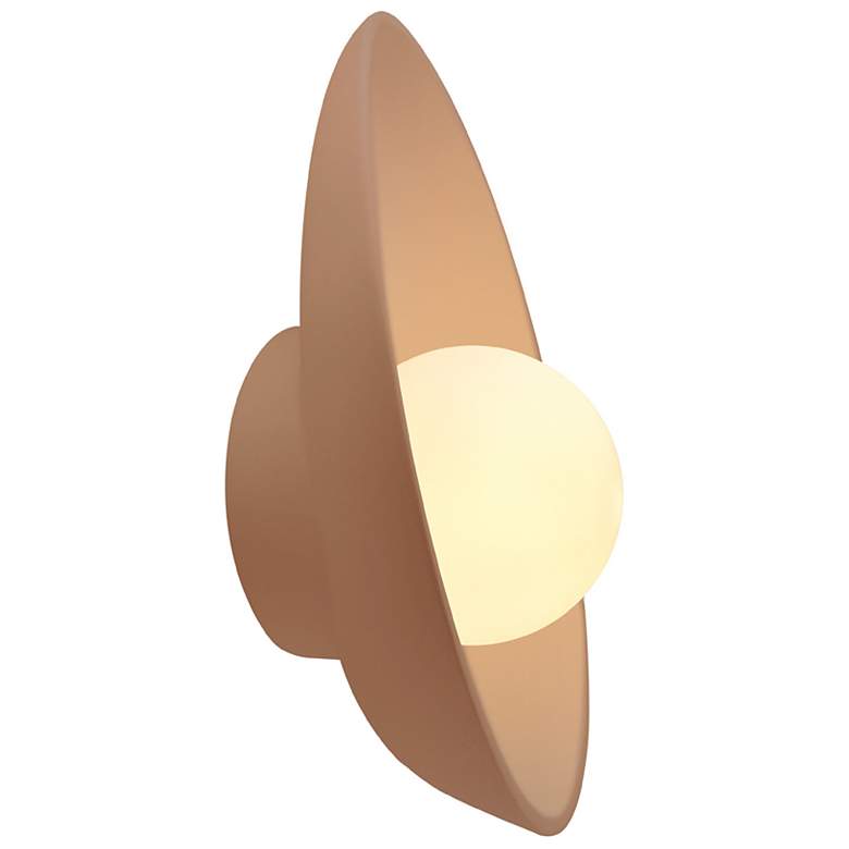 Image 2 Ambiance 12" Adobe Oval Coupe Wall Sconce more views