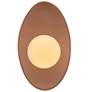 1_Ambiance 12" High Adobe LED Oval Coupe Wall Sconce