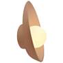 2_Ambiance 12" High Adobe LED Oval Coupe Wall Sconce more views