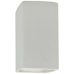 Ambiance 13.5"H  Bisque ADA Rectangle Downlight Wall Sconce