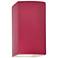 Ambiance 13.5" High Cerise Large Rectangle Closed Top LED Wall Sconce