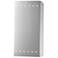 Ambiance 13.5"H Closed Top Bisque Large Rectangle Perfs Outdoor LED Sc