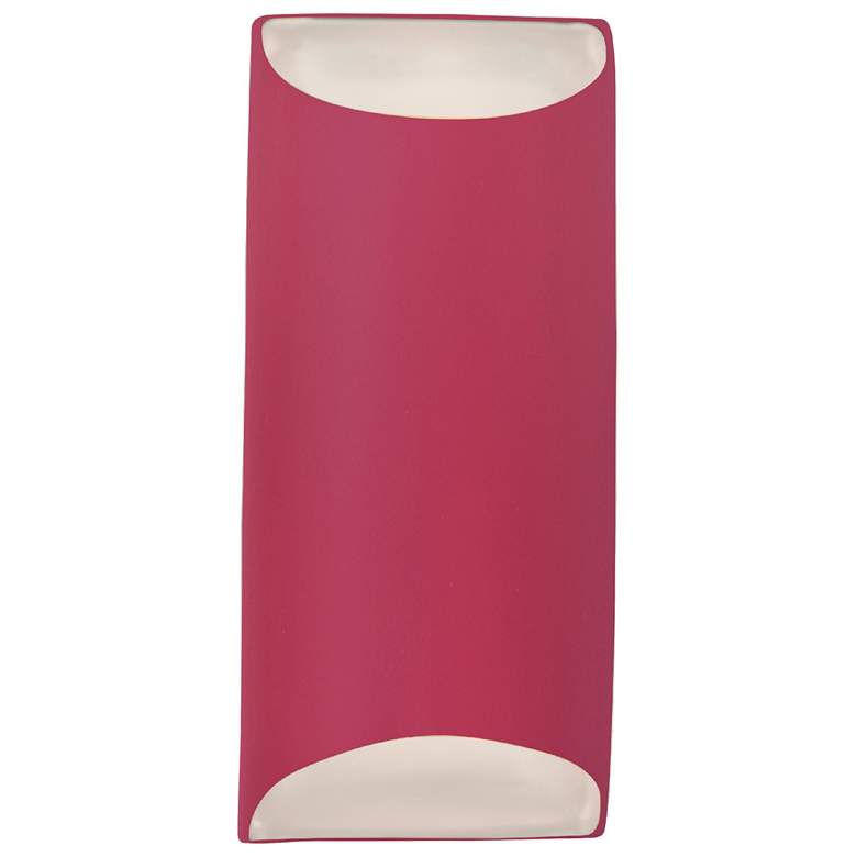 Image 1 Ambiance 13.75" Cerise Large Tapered Cylinder ADA Wall Sconce