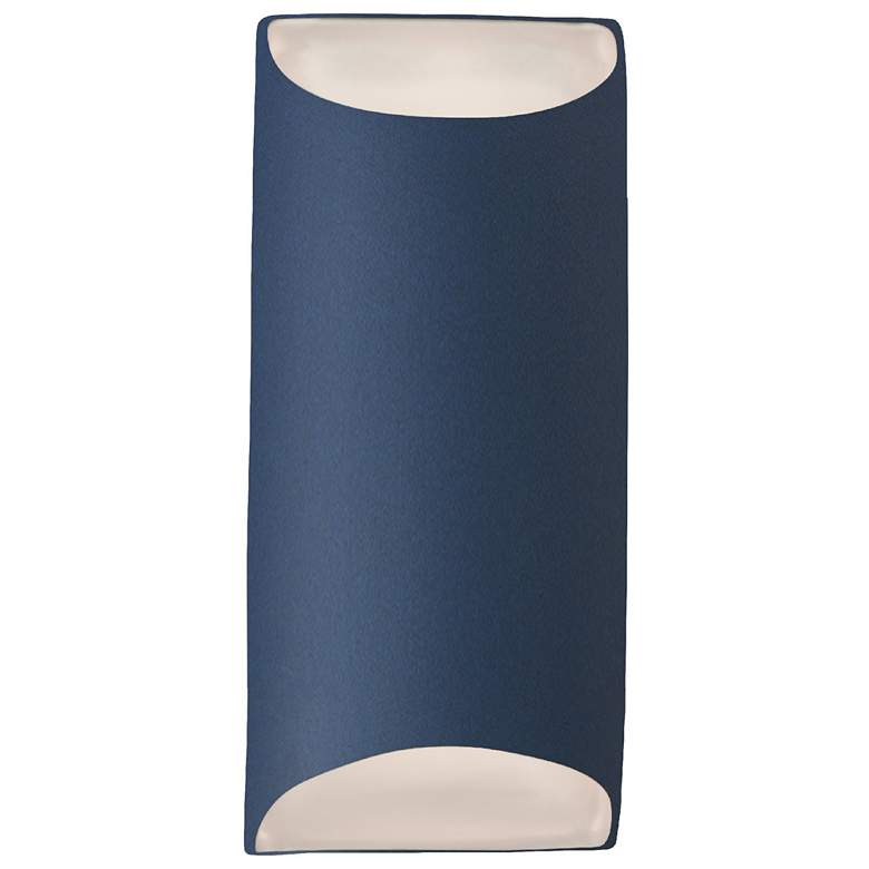 Image 1 Ambiance 13.75" Midnight Sky Large Tapered Cylinder ADA Outdoor LED Sc
