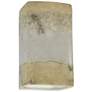 Ambiance 13 1/2" High Greco Travertine Rectangle Wall Sconce