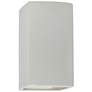 Ambiance 13 1/2" High Matte White Rectangle Outdoor Sconce