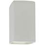 Ambiance 13 1/2"H Bisque Rectangle Closed ADA Outdoor Sconce