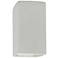 Ambiance 13 1/2"H Bisque Rectangle Closed ADA Outdoor Sconce