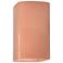Ambiance 13 1/2"H Blush Rectangle Closed ADA Outdoor Sconce
