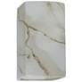 Ambiance 13 1/2"H Carrara Closed LED ADA Outdoor Wall Sconce