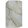 Ambiance 13 1/2"H Carrara Marble Rectangle Closed Sconce