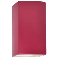 Ambiance 13 1/2&quot;H Cerise Rectangle Closed LED Outdoor Sconce