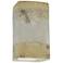 Ambiance 13 1/2"H Greco Travertine Rectangle ADA Wall Sconce