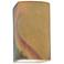 Ambiance 13 1/2"H Harvest Yellow Slate Rectangle ADA Sconce