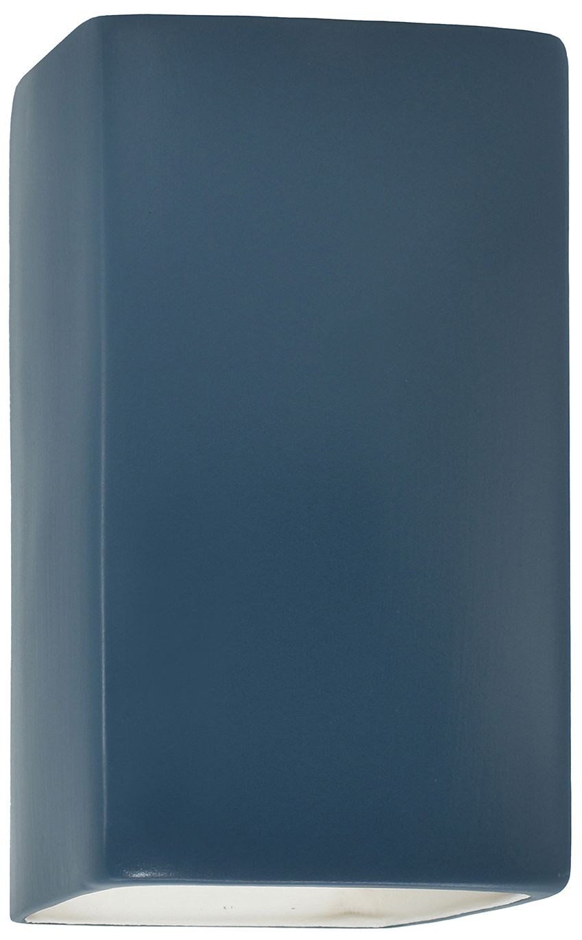Image 2 Ambiance 13 1/2"H Midnight Rectangle Closed Outdoor Sconce more views