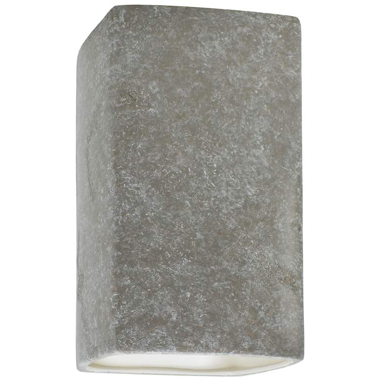 Image 1 Ambiance 13 1/2 inchH Mocha Rectangle Closed Top ADA Wall Sconce