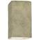 Ambiance 13 1/2"H Navarro Sand Rectangle Closed Wall Sconce