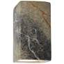 Ambiance 13 1/2"H Slate Marble Closed ADA Outdoor Sconce