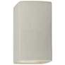 Ambiance 13 1/2"H White Crackle Closed ADA Outdoor Sconce