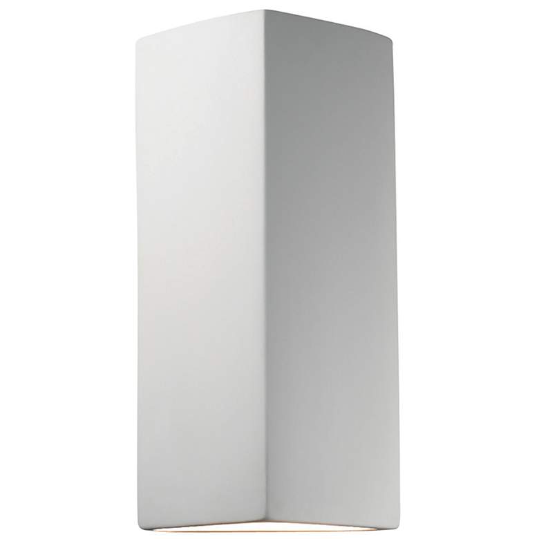 Image 1 Ambiance 13 1/4" High Bisque Rectangle ADA Wall Sconce