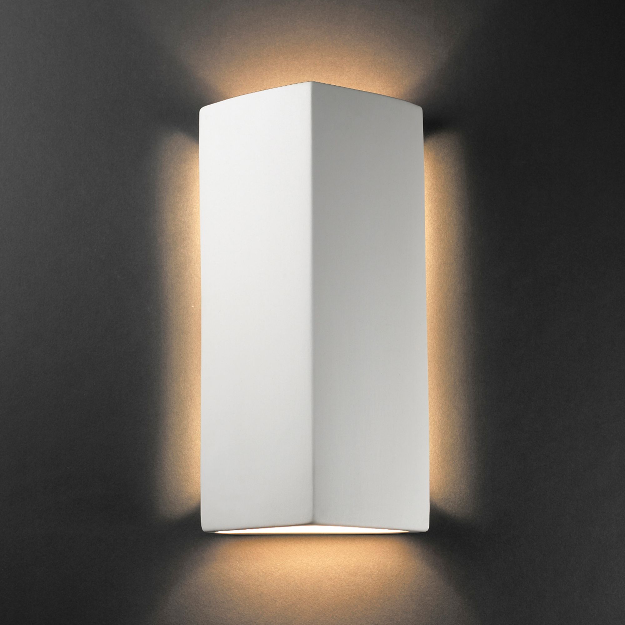 Image 2 Ambiance 13 1/4" High Bisque Rectangle ADA Wall Sconce more views