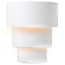 Ambiance 14.25" High Gloss White Large Terrace Outdoor Wall Sconce