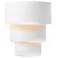 Ambiance 14.25" High Gloss White Large Terrace Outdoor Wall Sconce