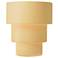 Ambiance 14.25" High Large Terrace  Muted Yellow Wall Sconce