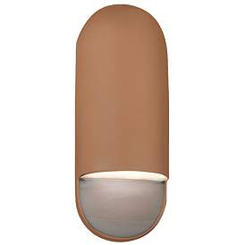 Image1 of Ambiance 14" Adobe Small Capsule ADA Outdoor Wall Sconce