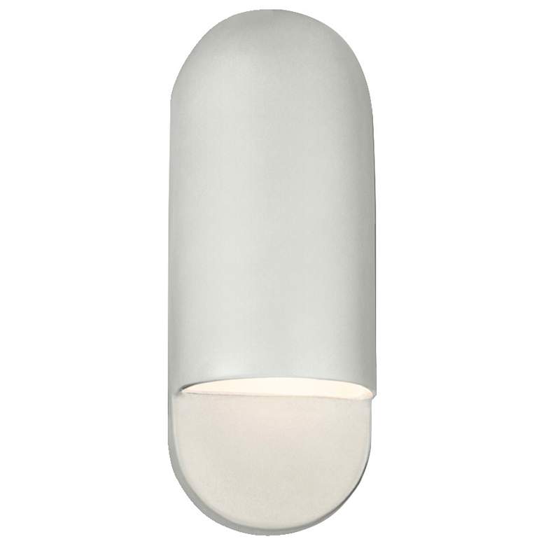 Image 1 Ambiance 14 inch High Bisque Capsule ADA Outdoor Wall Sconce
