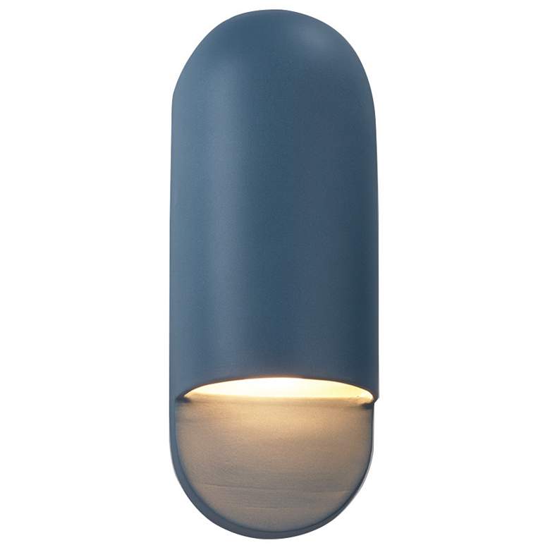 Image 1 Ambiance 14" High Midnight Sky ADA Oval Wall Sconce