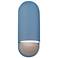 Ambiance 14" Sky Blue Small Capsule ADA Outdoor Wall Sconce