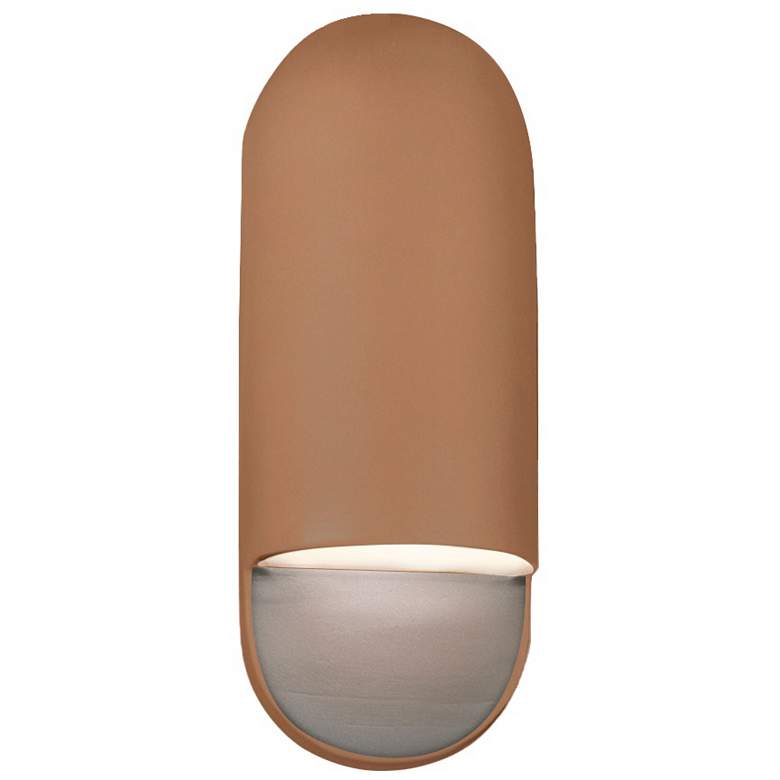 Image 1 Ambiance 14"H Adobe Small Capsule ADA LED Wall Sconce