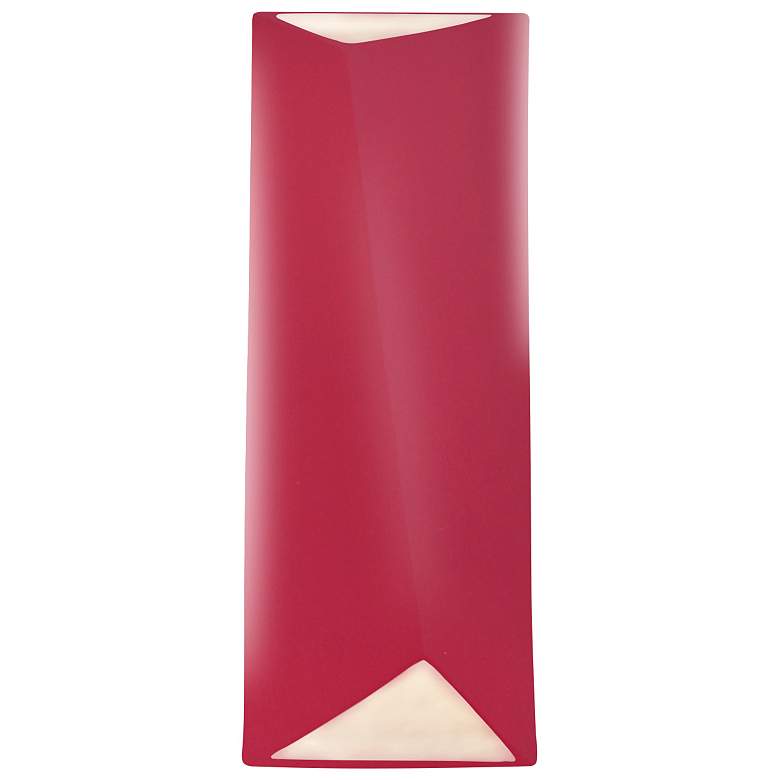 Image 1 Ambiance 16 1/4 inch High Cerise Rectangle LED ADA Wall Sconce