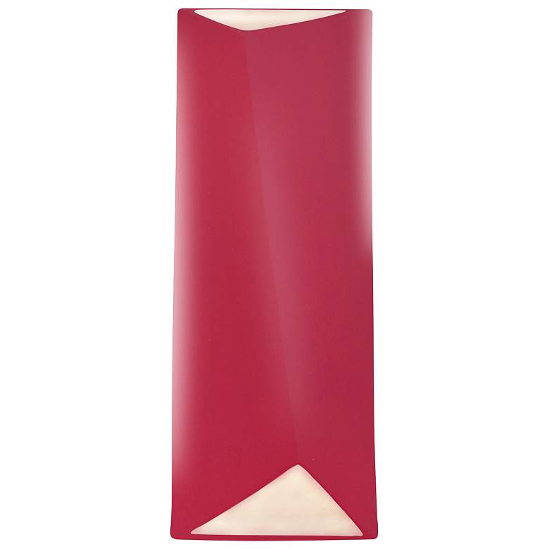 Image 1 Ambiance 16 1/4" High Cerise Rectangle LED ADA Wall Sconce
