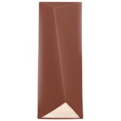 Ambiance 16 1/4" High Clay Rectangle LED ADA Outdoor Sconce