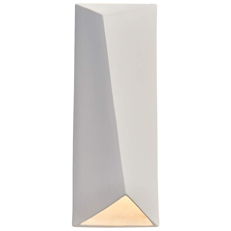 Image 1 Ambiance 16 1/4 inchH Bisque Rectangle Closed LED ADA Sconce