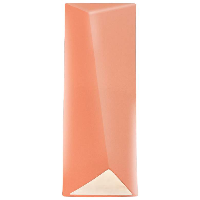 Image 1 Ambiance 16 1/4"H Blush Rectangle Closed LED Outdoor Sconce